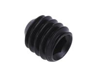 529-933 Black, Self-Colour Steel Hex Socket Set M4 x 4mm Grub Screw