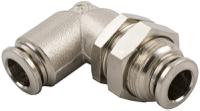 187-5707 RS PRO 57000 Series Push-in Fitting, Push In 6 mm to Push In 6 mm, Threaded-to-Tube Connection Style