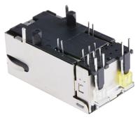 0826-1x1t-gj-f Bel-Stewart MagJack Series Female RJ45 Connector, Through Hole, STP Shield Straight 8P4C -Way