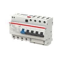 2csr254001r1634 ABB RCBO, 63A Current Rating, 4P Poles, Type C