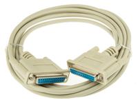 11013730-50 Roline Female 25 Pin D-sub to Female 25 Pin D-sub Serial Cable, 3m