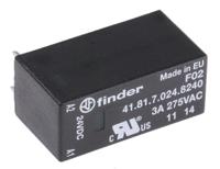418170248240 Finder 41 Series Solid State Relay, 3 A Load, PCB Mount, 240 V ac Load, 32 V dc Control