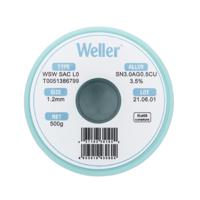 t0051386799 Weller Wire, 1.2mm Lead Free Solder, 217-221°C Melting Point