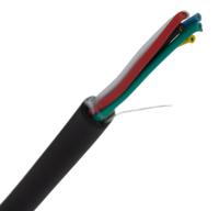 236-9269 RS PRO Multi-Core Industrial Cable, 6 Cores, 0.22 mm², Screened, 25 m, Black Polyvinyl Chloride Sheath