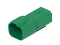dt04-4p-te03 TE Connectivity, DT04-4P Automotive Connector Plug Green Cable 4 Way, Cable Termination DT04-4P-TE03