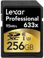 lsd256cbeu633 Lexar 256 GB SDXC SD Card, Class 10, UHS-1 U3