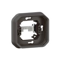 070093 Legrand Black, Grey Light Switch Cover