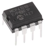mcp41010-ep MCP41010-E/P, Digital Potentiometer 10kΩ 256-Position Linear Serial-SPI 8 Pin, PDIP