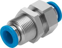 qss-6-f Festo QSS Series Push-in Fitting, Push In 6 mm to Push In 6 mm, Tube-to-Tube Connection Style, 193951