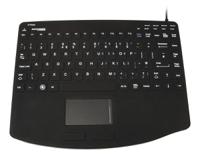 kybna-sil540cv2b Ceratech Wired USB Medical Touchpad Keyboard, QWERTY (UK), Black