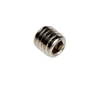187-0737 Plain Stainless Steel Hex Socket Set M5 x 5mm Grub Screw