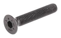 292-495 RS PRO Black, Self-Colour Steel Hex Socket Countersunk Screw, DIN 7991, M6 x 35mm
