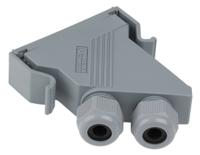 1652208 Phoenix Contact VS-25-SET-EMV Series Polyamide 45 ° D Sub Backshell, 25 Way