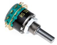 500399-000-000-000 NSF GX non short, 12 Position SP12T Rotary Switch, 250 mA @ 60 V, Solder