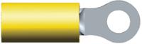 35787 TE Connectivity, PIDG Insulated Ring Terminal, M4 Stud Size, 2.6mm² to 6.6mm² Wire Size, Yellow