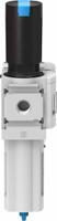 msb6-12-frc5j1m1 Festo G 1/2 FRL, Manual Drain, 40μm Filtration Size - With Pressure Gauge
