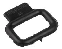 201-20010-r1-pvc-bk HellermannTyton Black PVC retaining clip
