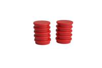 rm768r Eclipse White Board Magnet, Red