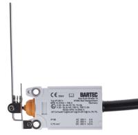 07-2511-133043 Bartec Plunger Limit Switch, NO/NC, IP66, Plastic Housing, 400V ac Max, 7A Max