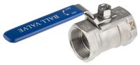 499-2830 RS PRO Stainless Steel Reduced Bore, 2 Way, Ball Valve, Threaded, BSPP 38.1mm, 68bar Operating Pressure