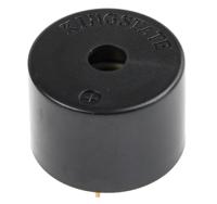 238-038 RS PRO 83dB Through Hole Continuous Internal Piezo Buzzer, 24 (Dia.) x 17.5mm, 3V dc Min, 20V dc Max