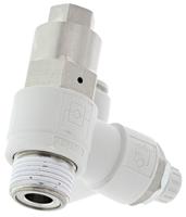 asp530f-03-08s SMC ASP Series Threaded Flow Regulator, R 3/8 Male Inlet Port x 8mm Tube Outlet Port
