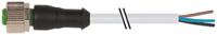 7000-12181-2131000 Murrelektronik Limited Female 3 way M12 to Free Cable End Sensor Actuator Cable, 10 m