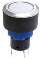 175-8249 RS PRO Illuminated Push Button Switch, Momentary, Panel Mount, 22.2mm Cutout, SPDT, 250V ac, IP65