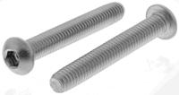 304-4722 RS PRO Stainless Steel Hex Socket Button Screw, ISO 7380, M6 x 40mm