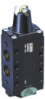 b53004rs Parker Roller 5/2 Pneumatic Manual Control Valve B53 Series, G 1/4, 1/4in, III B