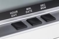 440-9805 RS PRO Silver Desktop Timer