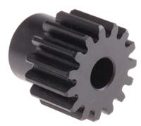 521-6402 RS PRO Steel 15 Teeth Spur Gear, 1.5 Module, 8mm Bore Diam, 22.5mm Pitch Diam, 18mm Hub Diam