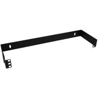 wallmounth1 StarTech.com Black 1U Steel Bracket , with 2-Post Frame 152 x 501 x 44mm
