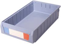 775-5303 RS PRO PP Storage Bin, 90mm x 234mm x 400mm, Blue