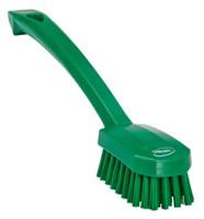 30882 Vikan Medium Bristle Green Scrubbing Brush, 22mm bristle length, PET bristle material