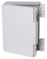 96017665-b-273612-pc-v0-7035 Bopla Bocube Series Light Grey Polycarbonate V0 Enclosure, IP66, IP68, IK07, Light Grey Lid, 284 x 364 x 120mm