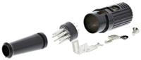 490-927 RS PRO 7 Pole Din Plug, 1A, 100 V ac, Push Lock, Male, Cable Mount