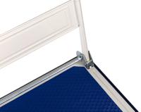 251-946 RS PRO Foldable Flatbed Steel Platform Trolley, 608 x 907 x 870mm, 300kg Load