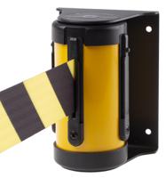 180-33s-35-d4 Tensator Black & Yellow Retractable Barrier, 2.3m, Yellow/Black Tape