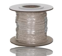 873-9977 RS PRO White 0.33mm² Hook Up Wire, 22 AWG, 7/0.25 mm, 100m, PVC Insulation