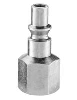 arp-066101p2 PREVOST Treated Steel Female Plug for Pneumatic Quick Connect Coupling, G 1/4 Female Threaded