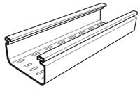 6377-11 Cablofil International Perforated Cable Tray, PVC 3m x 100 mm x 50mm