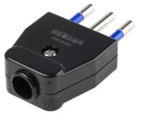 314-3627 RS PRO Italy Mains Connector, 10A Grey Thermoplastic Screw Down, 250 V ac