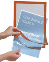 4872-07 Durable Blue A4 Smooth and rigid Information Frame, 323mm Height, 236mm Width