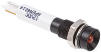 843-2446 RS PRO Orange Panel Mount Indicator, 21.6 → 26.4V dc, 6mm Mounting Hole Size, IP67
