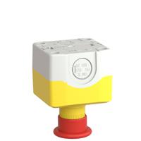 xalk198 Schneider Electric Harmony, Yellow, Pull to Reset 40mm Mushroom Head Emergency Button