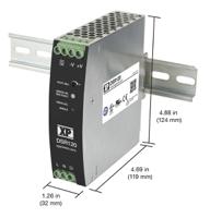 dsr120ps48 XP Power DSR120 Switched Mode DIN Rail Power Supply, 85 → 264V ac ac Input, 48V dc dc Output, 2.5A Output, 120W