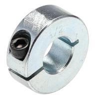 145-681 RS PRO Shaft Collar, One Piece, Clamp Screw, Bore 0.5in, OD 1.125in, W 0.406in, Steel