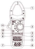 296-524 RS PRO Clamp Meters, 1000A dc, Max Current 1000A ac CAT II 1000V With UKAS Calibration