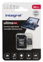 inmsdx64g-10070v30 Integral Memory 64 GB MicroSDXC Micro SD Card, Class 10, UHS-1 U3